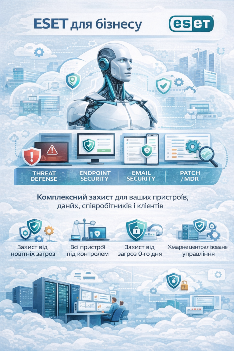 Чому ESET для бізнесу вигідно з K2 ERP: ESET для бізнесу