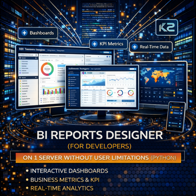 Чому Конструктор BI звітів вигідно з K2 ERP: Конструктор BI звітів 1 BI
