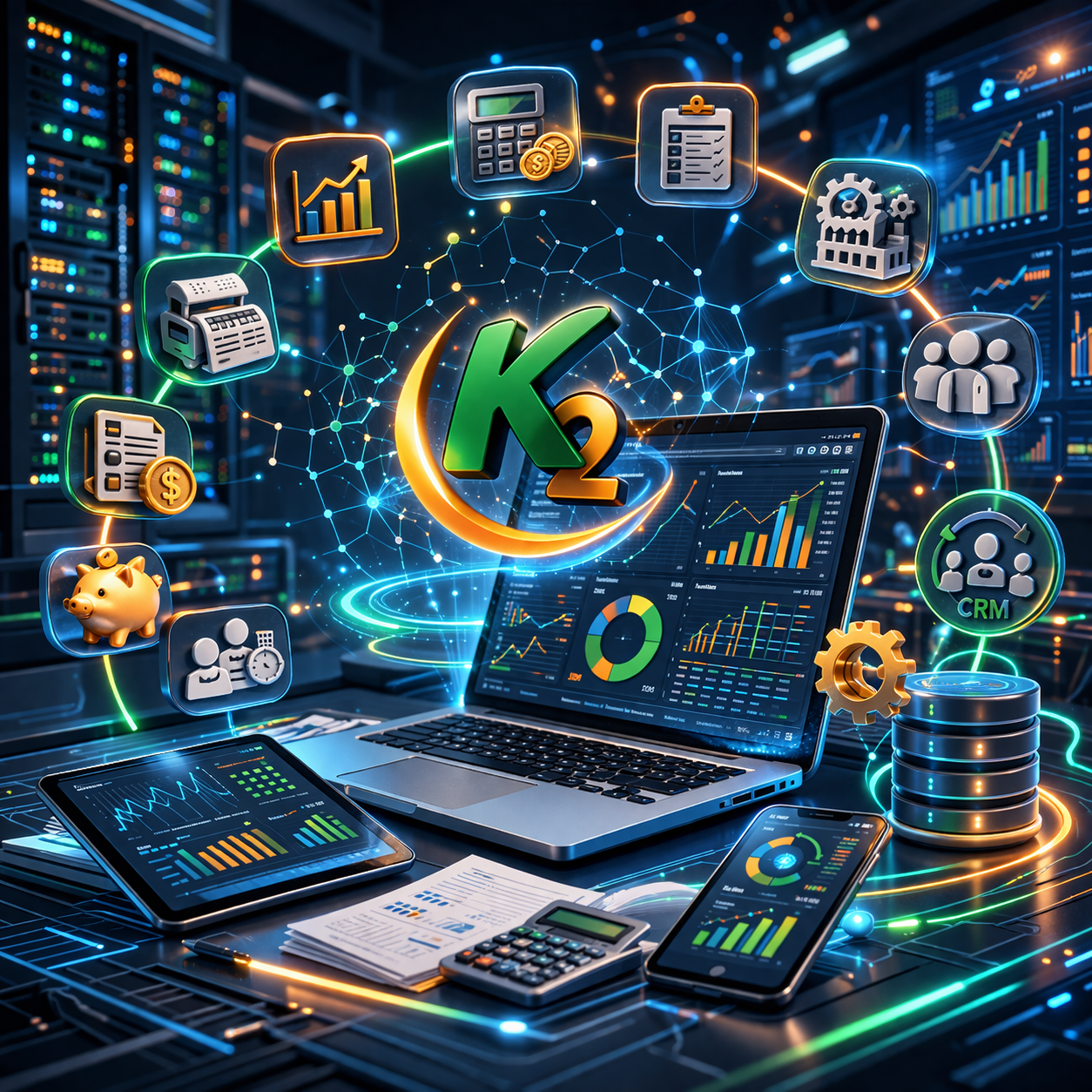 Чому K2 ERP Бухгалтерський облік вигідно з K2 ERP: K2 ERP Бухгалтерський облік 1 Бухгалтерський та податковий облік