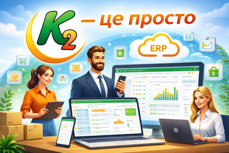 Чому K2 вигідно з K2 ERP: K2 — це просто