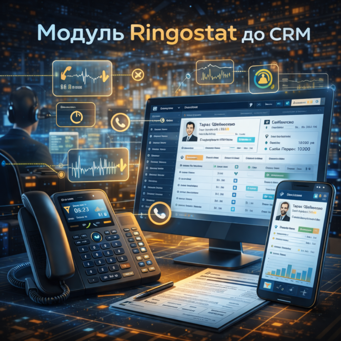 Чому Ringostat до CRM вигідно з K2 ERP: Ringostat до CRM 1 Ringostat для CRM