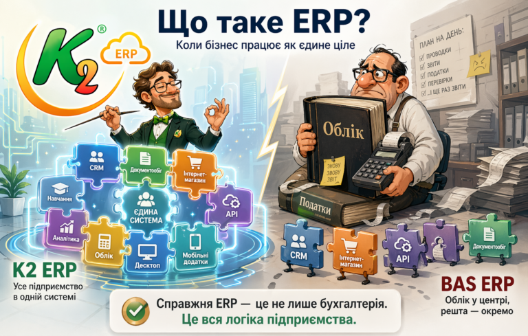 Чому Що таке ERP вигідно з K2 ERP: Що таке ERP — і чому справжня ERP-систем