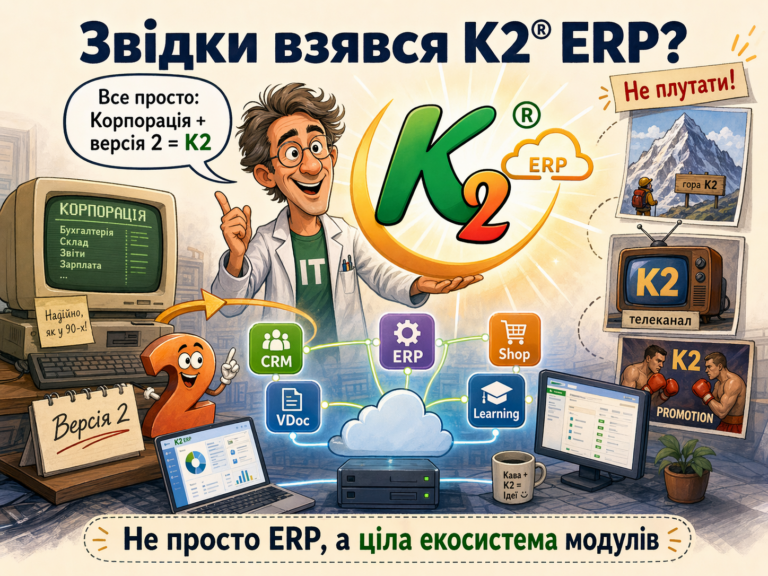 Звідки взявся K2® ERP