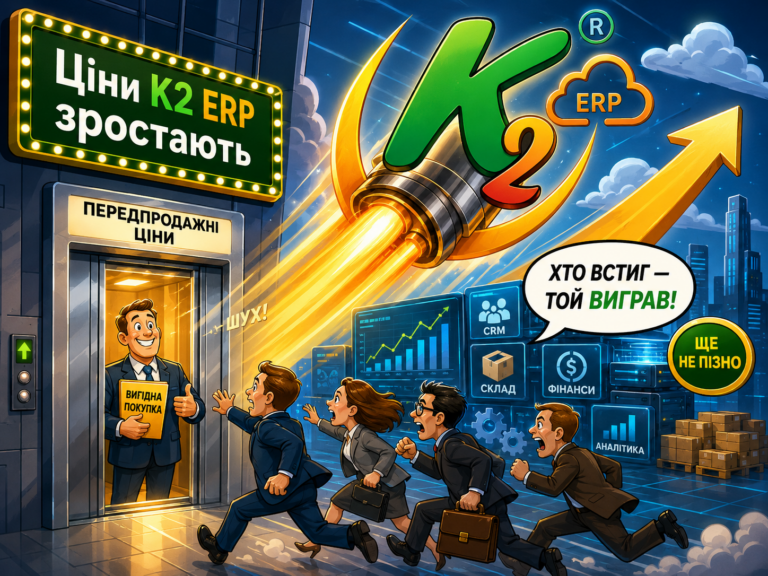 K2 ERP переходить до нового етапу розвитку: ціни на продукти поступово підвищуються